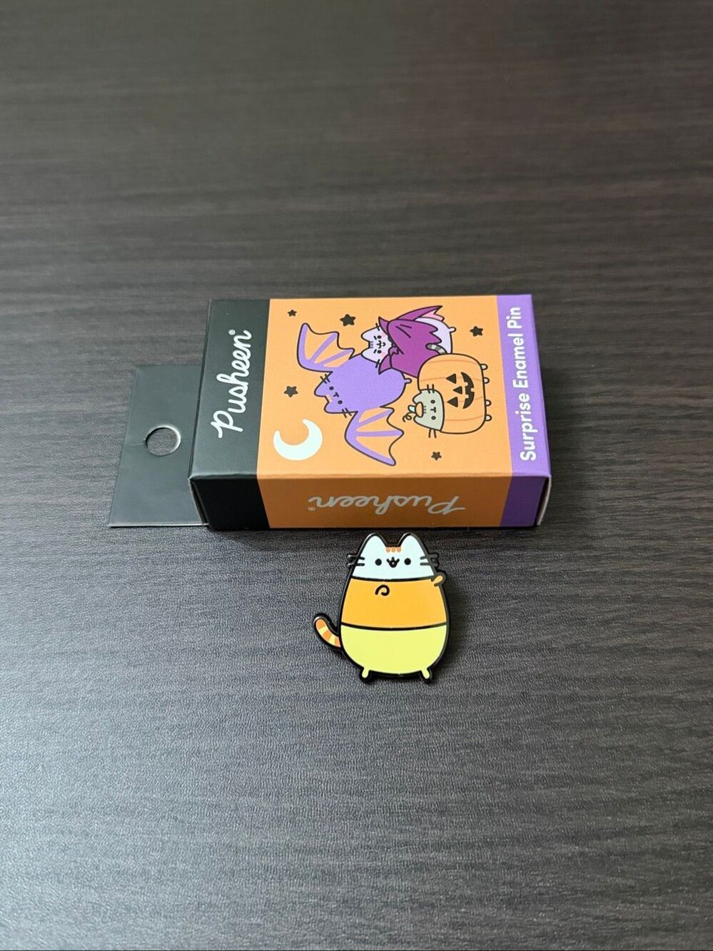 Pusheen Halloween 2026 Costume Blind Box Enamel Pin - Candy Corn